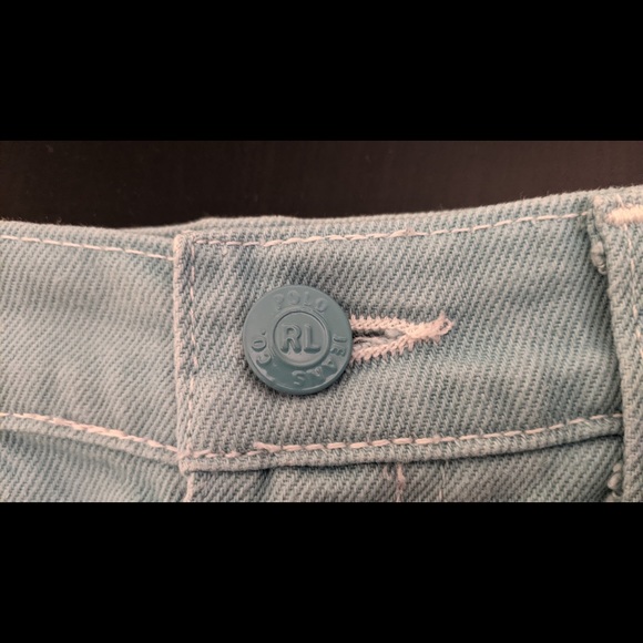 VINTAGE Ralph Lauren 5 Pocket Jean Skirt! - Picture 6 of 7